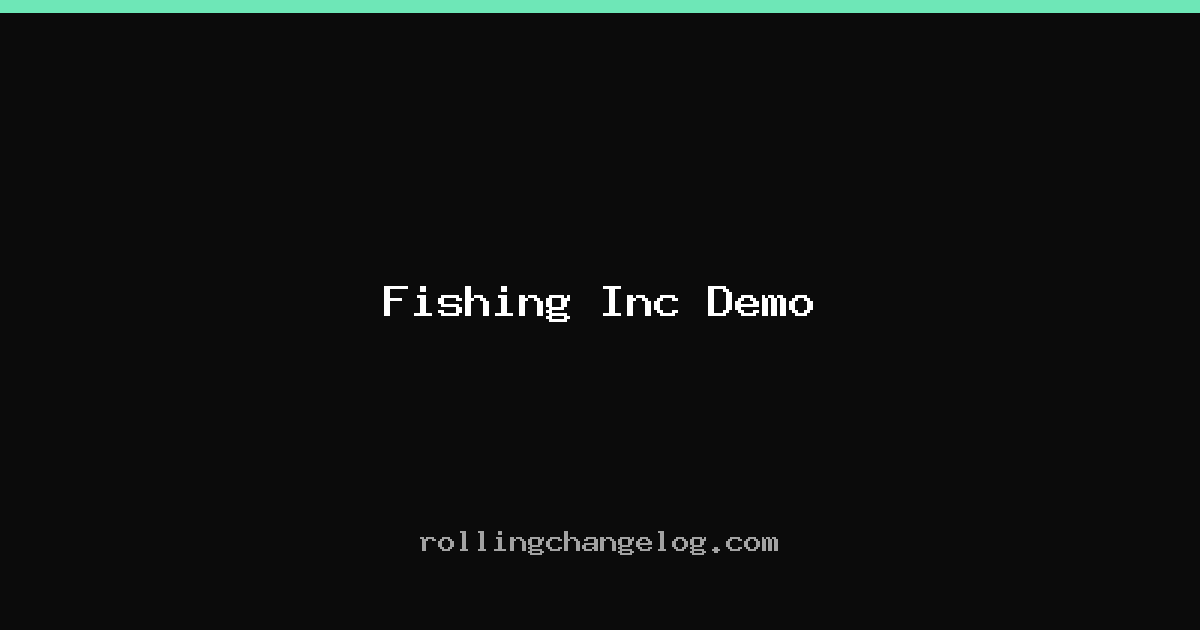 Fishing Inc Demo cover