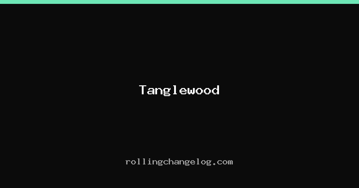 Tanglewood cover