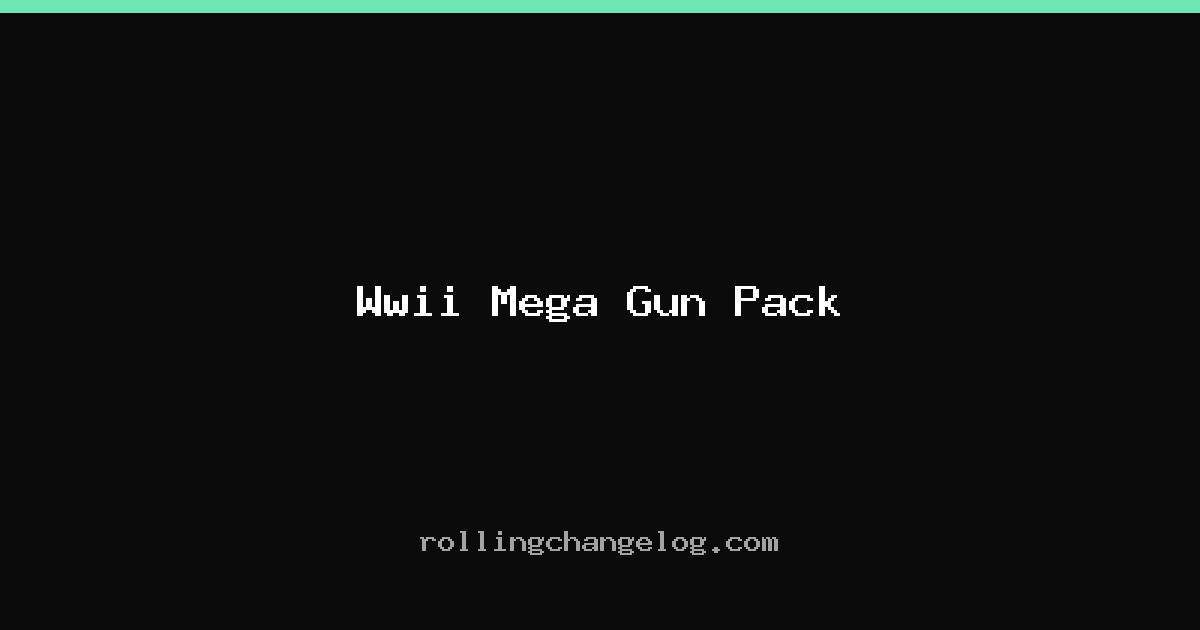 Wwii Mega Gun Pack cover