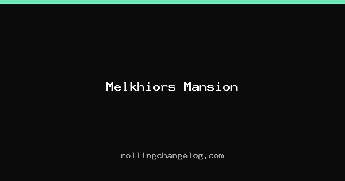 Melkhiors Mansion cover