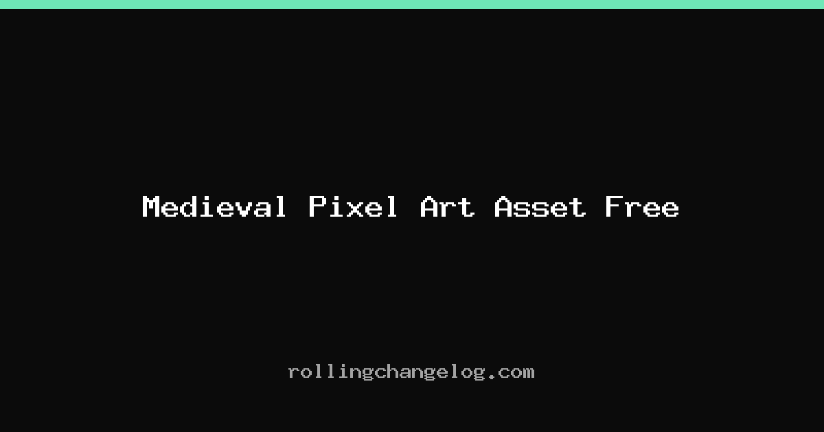 Medieval Pixel Art Asset Free cover