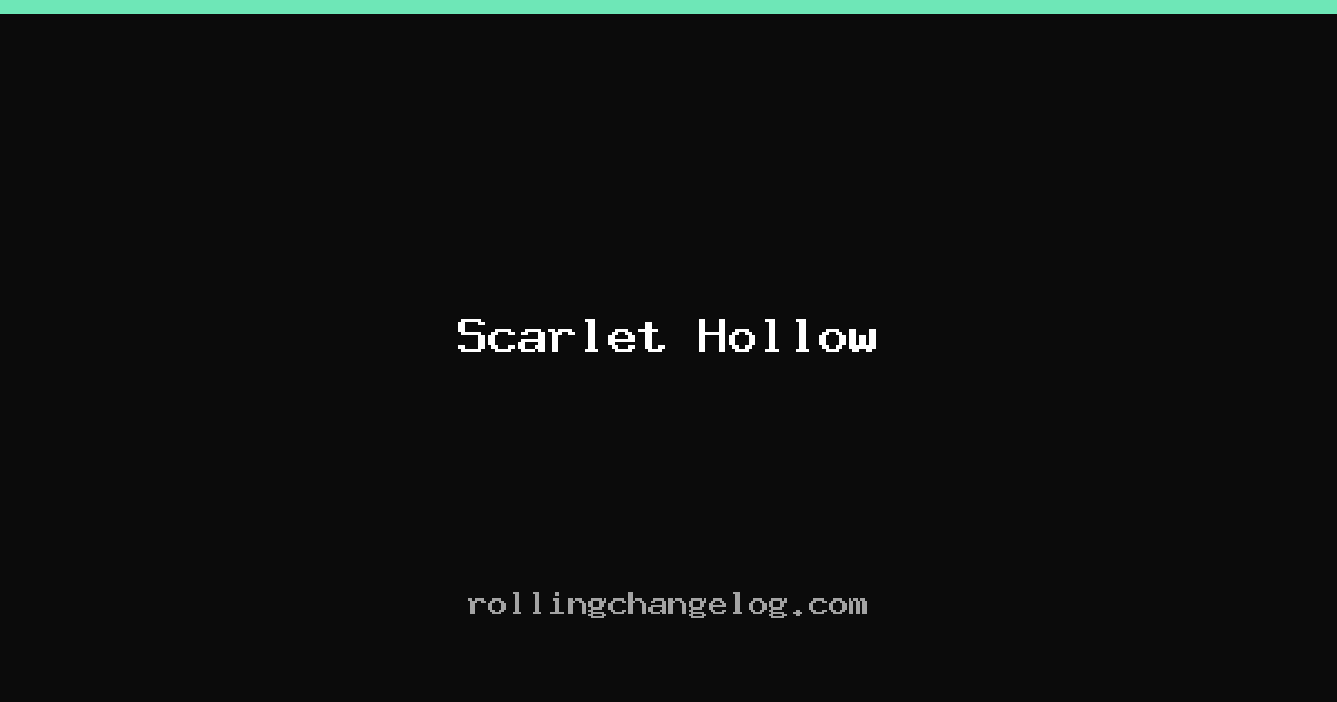 Scarlet Hollow cover