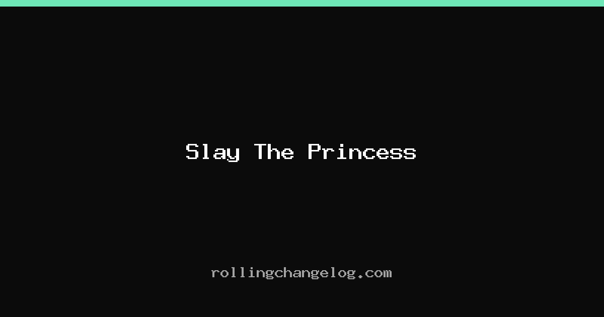 Slay The Princess cover