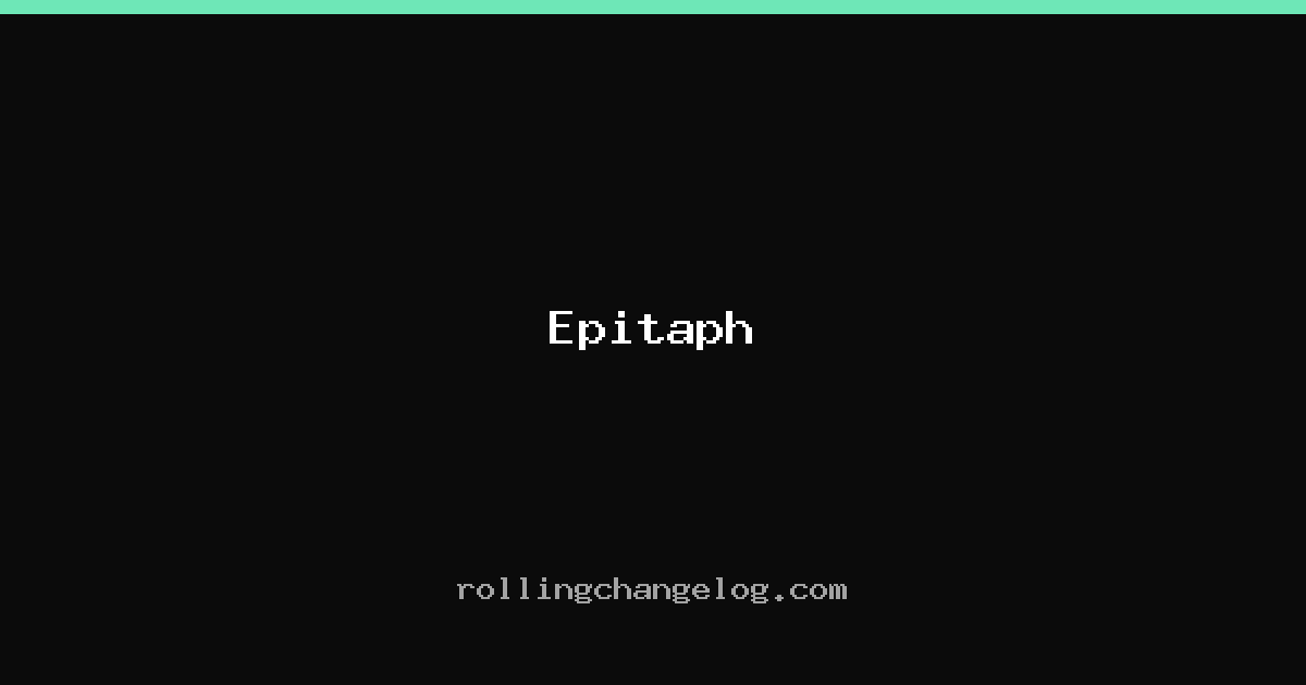Epitaph cover