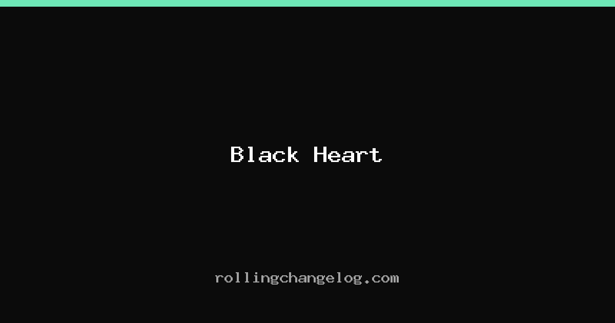 Black Heart cover