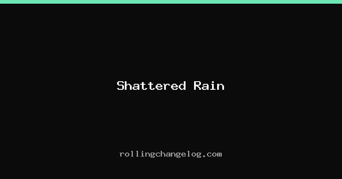 Shattered Rain cover
