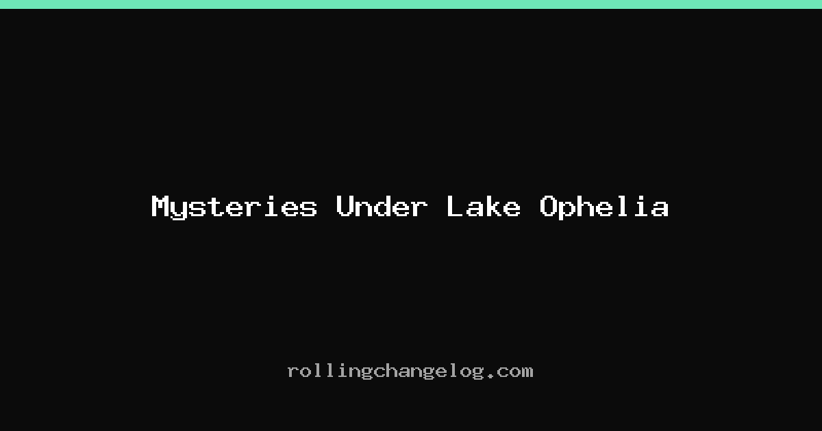 Mysteries Under Lake Ophelia cover