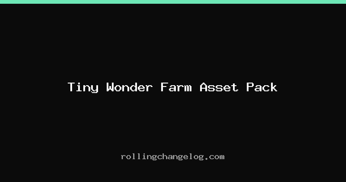 Tiny Wonder Farm Asset Pack cover
