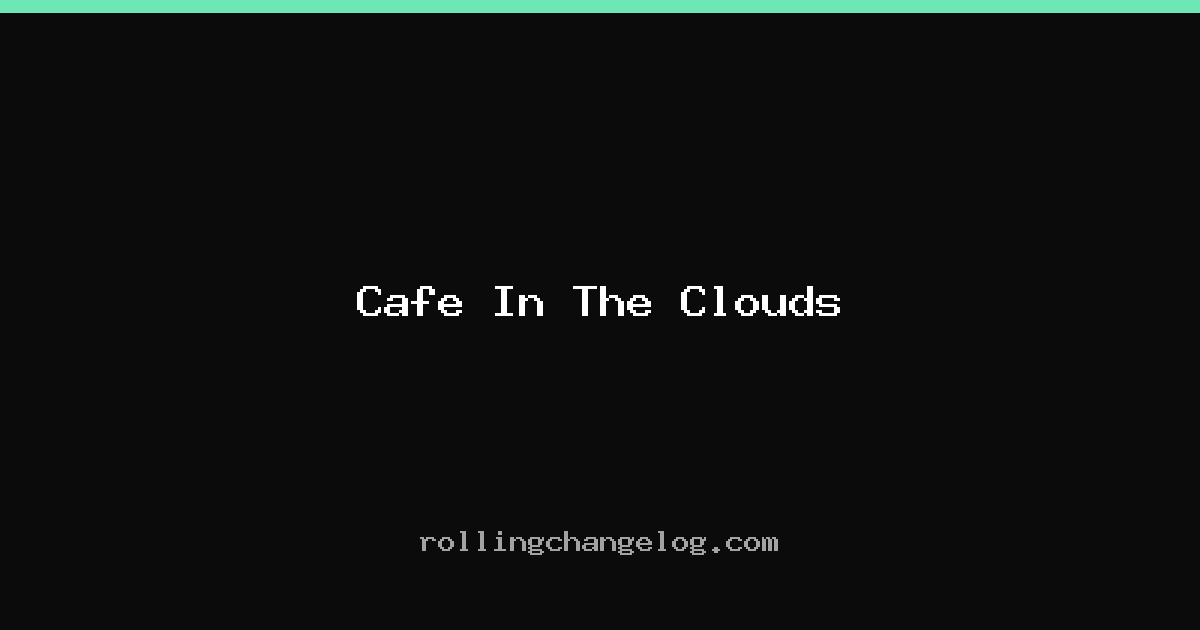 Cafe In The Clouds cover
