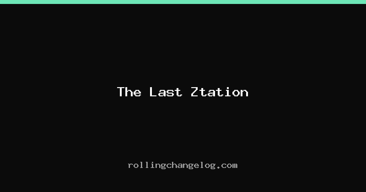 The Last Ztation cover