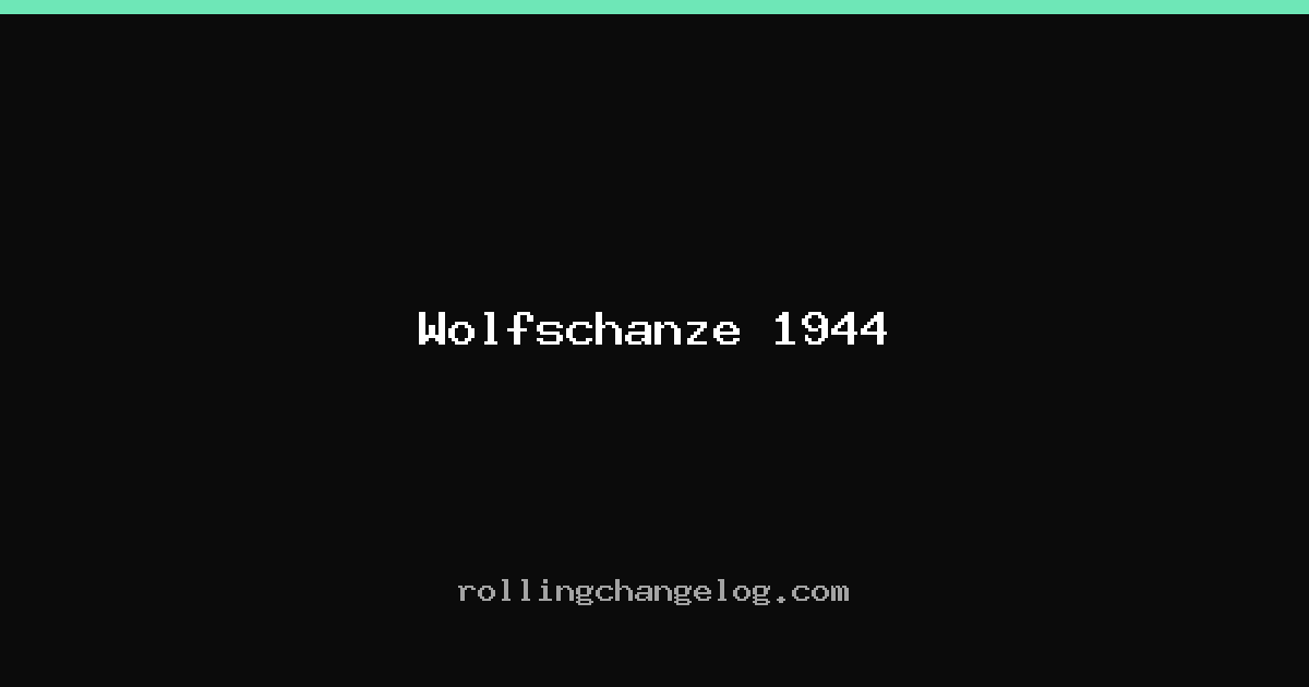 Wolfschanze 1944 cover