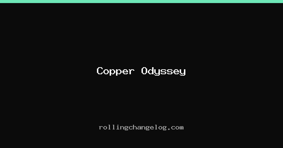 Copper Odyssey cover