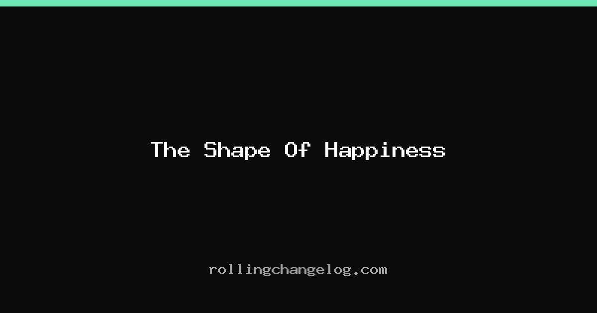 The Shape Of Happiness cover