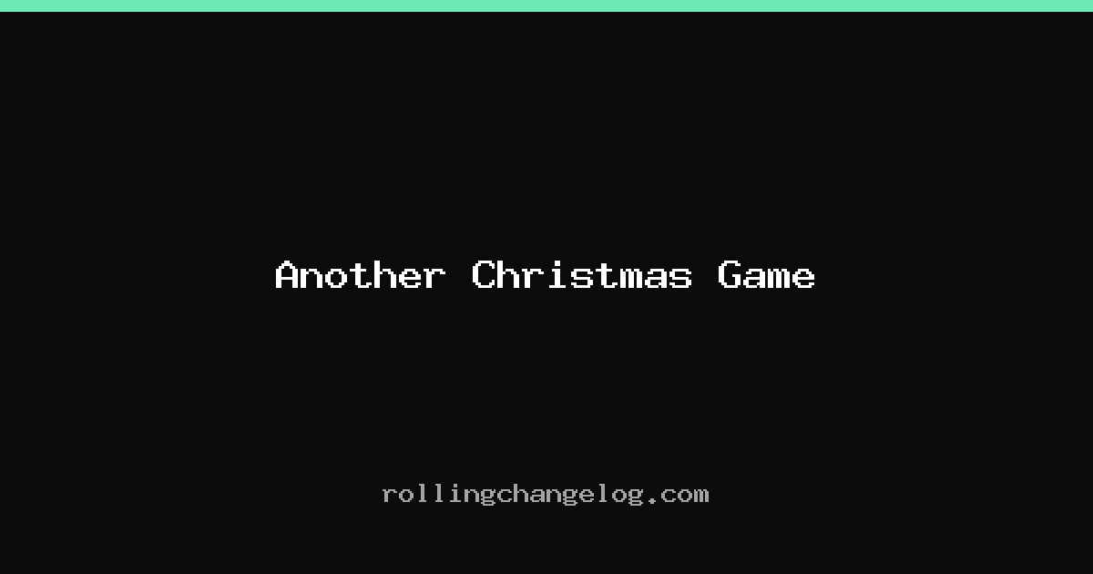 Another Christmas Game cover