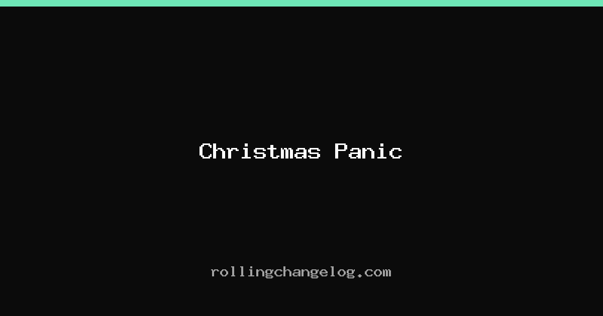 Christmas Panic cover