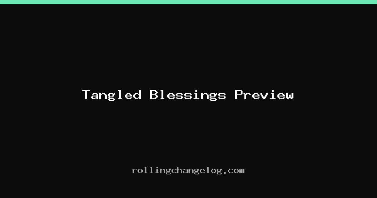 Tangled Blessings Preview cover