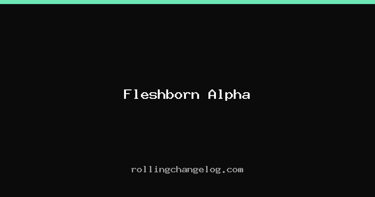 Fleshborn Alpha cover