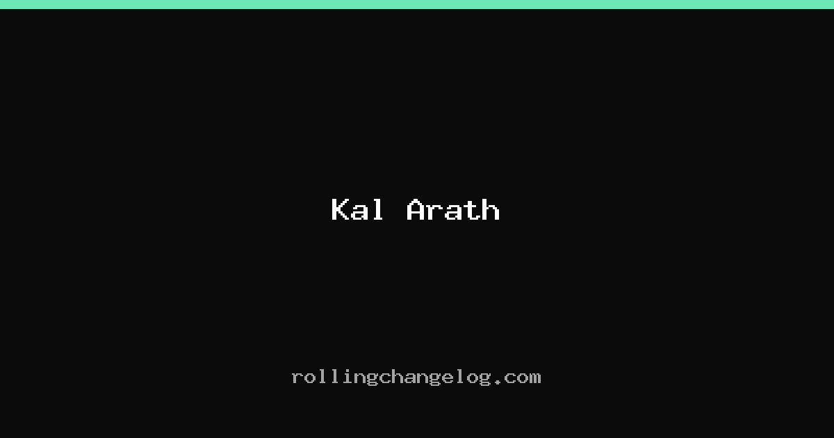 Kal Arath cover