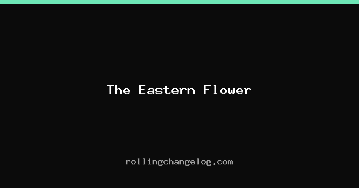 The Eastern Flower cover