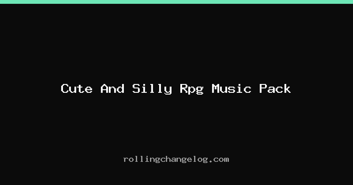 Cute And Silly Rpg Music Pack cover