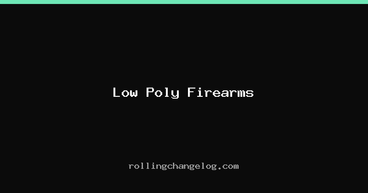 Low Poly Firearms cover