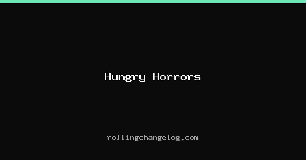 Hungry Horrors cover