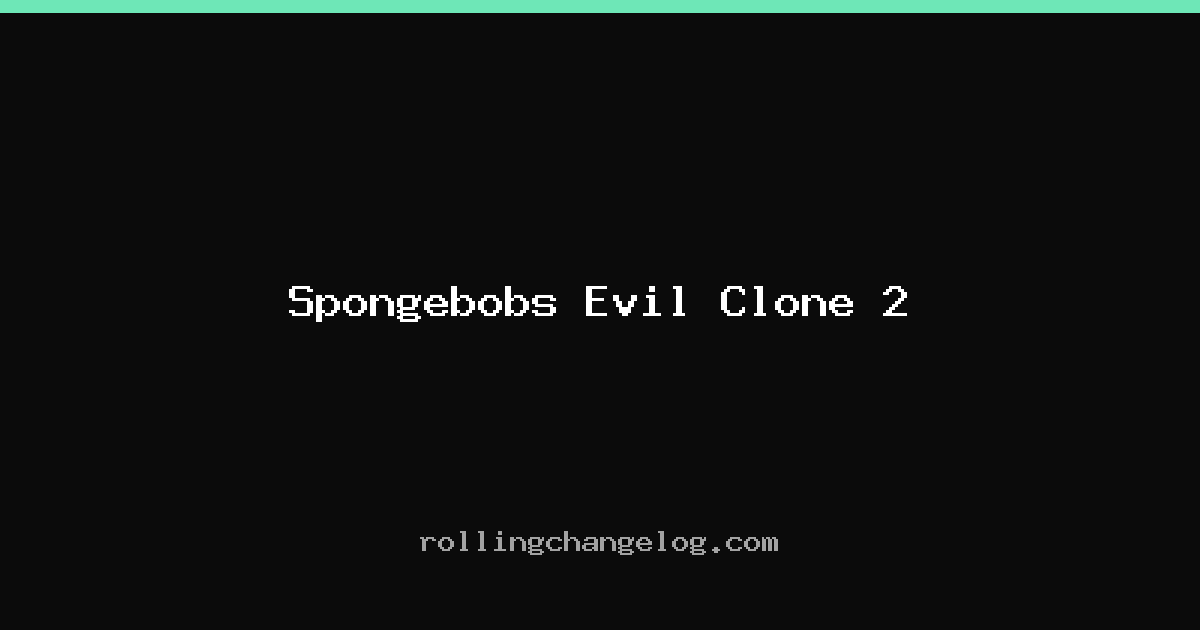 Spongebobs Evil Clone 2 cover