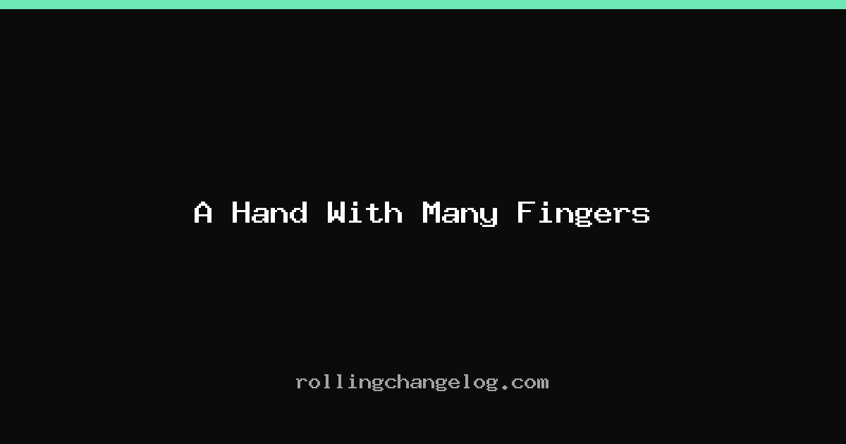 A Hand With Many Fingers cover