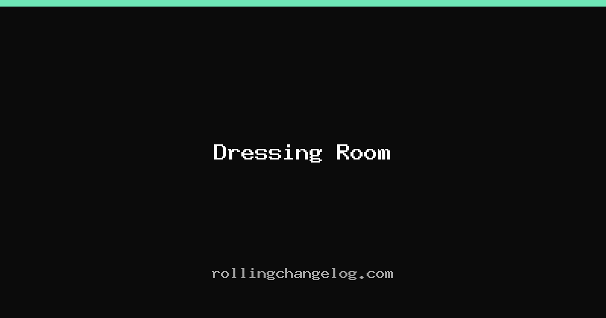 Dressing Room cover