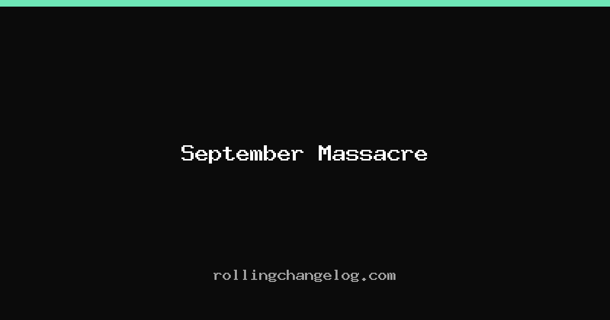September Massacre cover