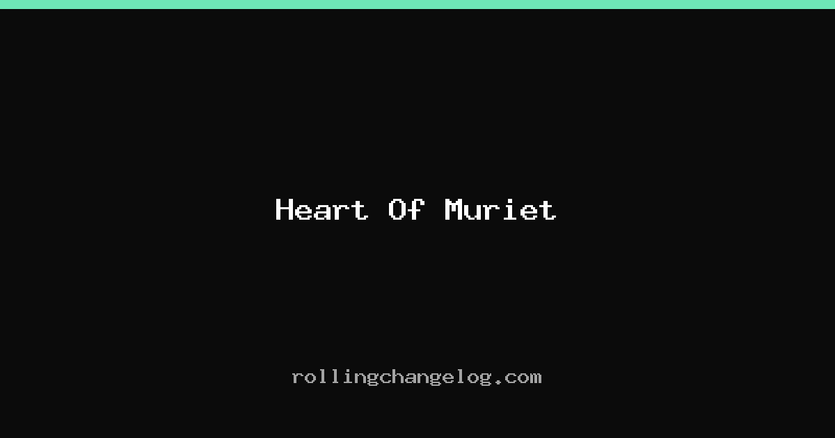 Heart Of Muriet cover
