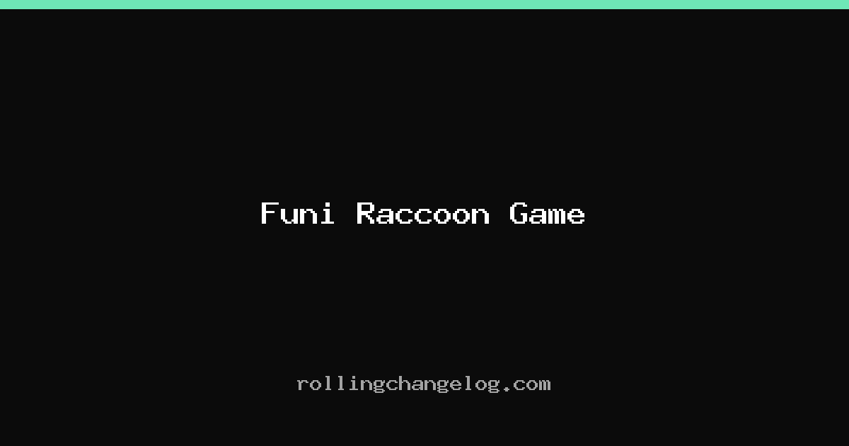 Funi Raccoon Game cover
