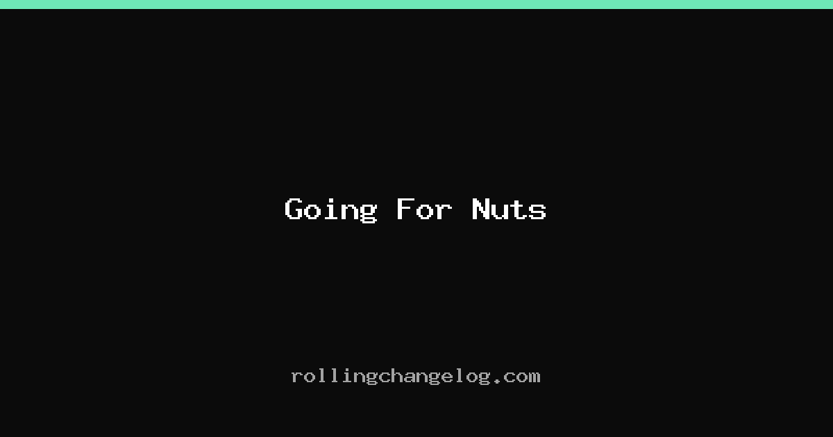 Going For Nuts cover