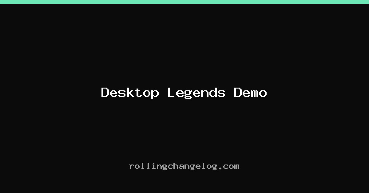 Desktop Legends Demo cover
