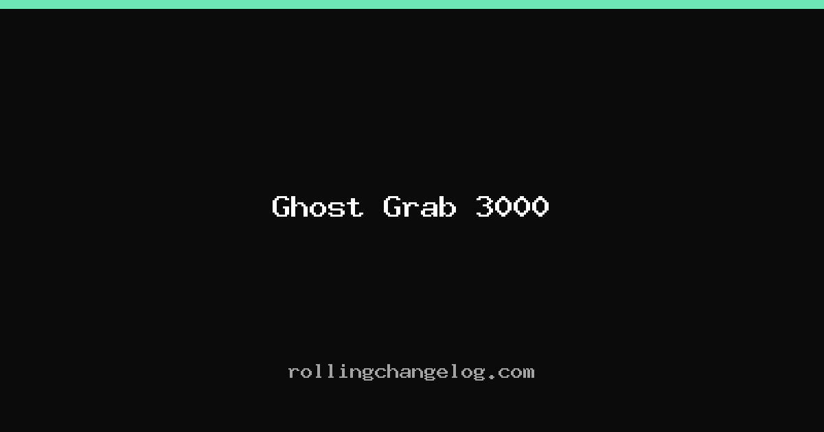 Ghost Grab 3000 cover