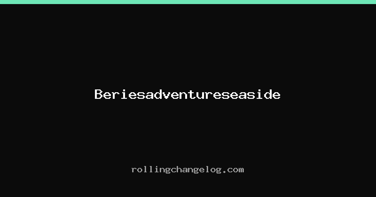 Beriesadventureseaside cover