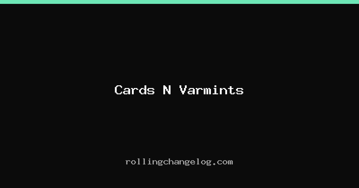 Cards N Varmints cover
