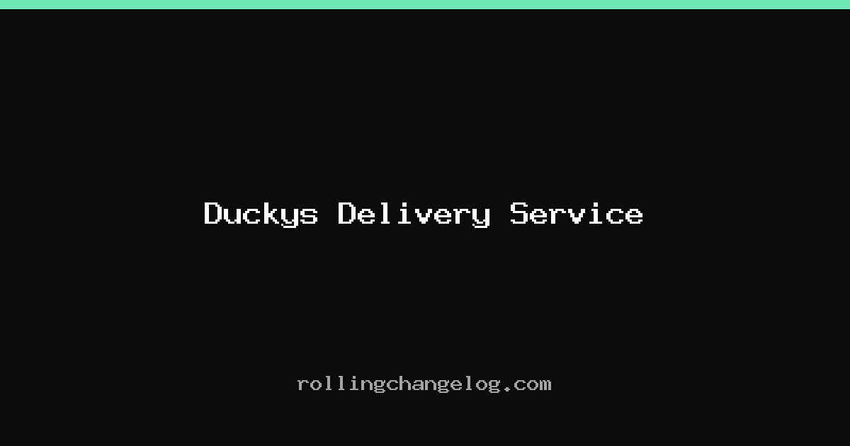 Duckys Delivery Service cover