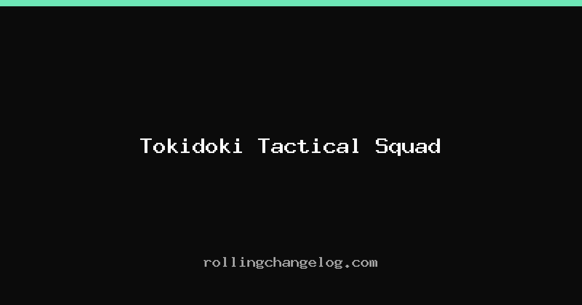 Tokidoki Tactical Squad cover