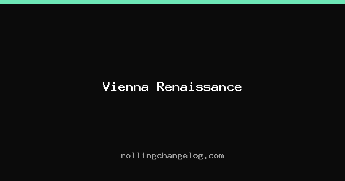 Vienna Renaissance cover