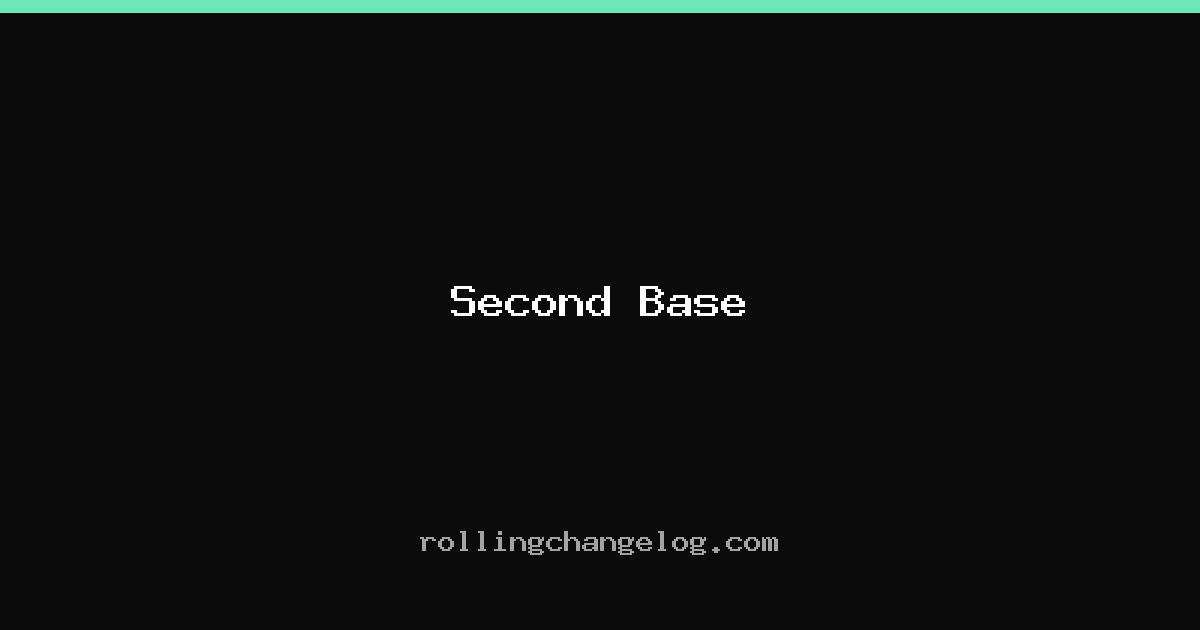 Second Base cover