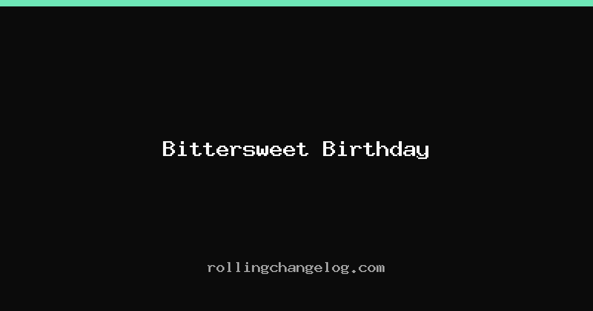 Bittersweet Birthday cover