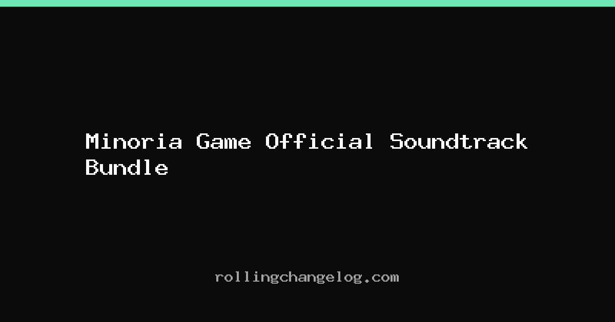 Minoria Game Official Soundtrack Bundle cover