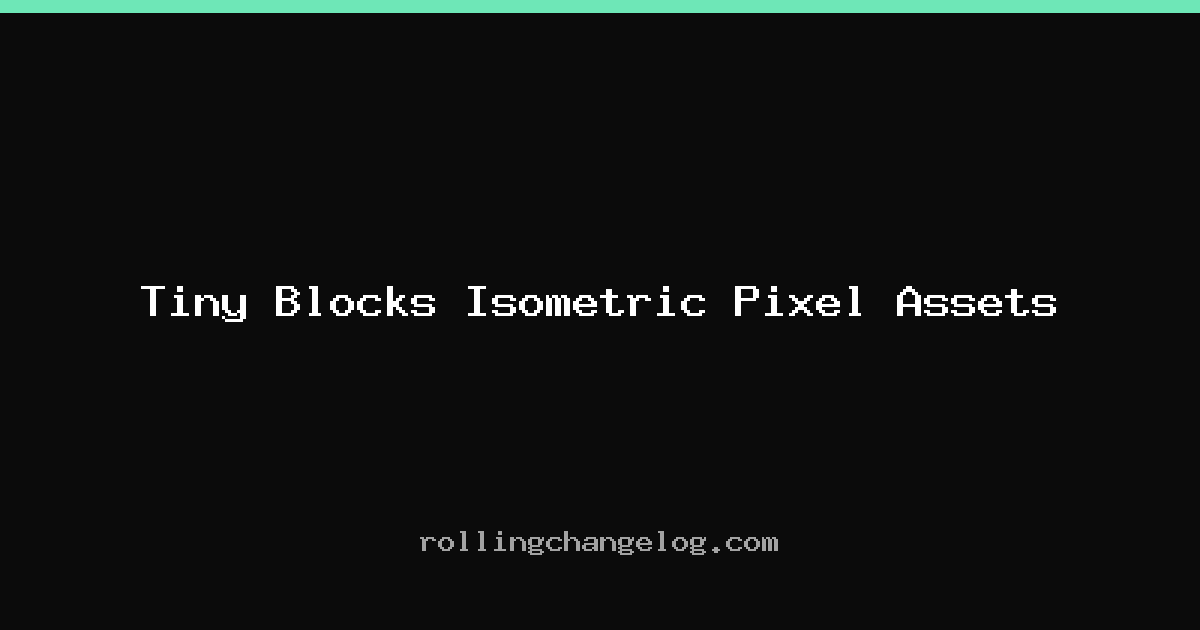 Tiny Blocks Isometric Pixel Assets cover