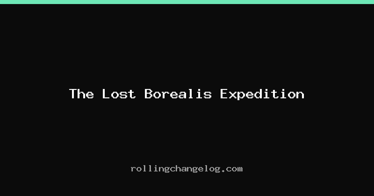 The Lost Borealis Expedition cover