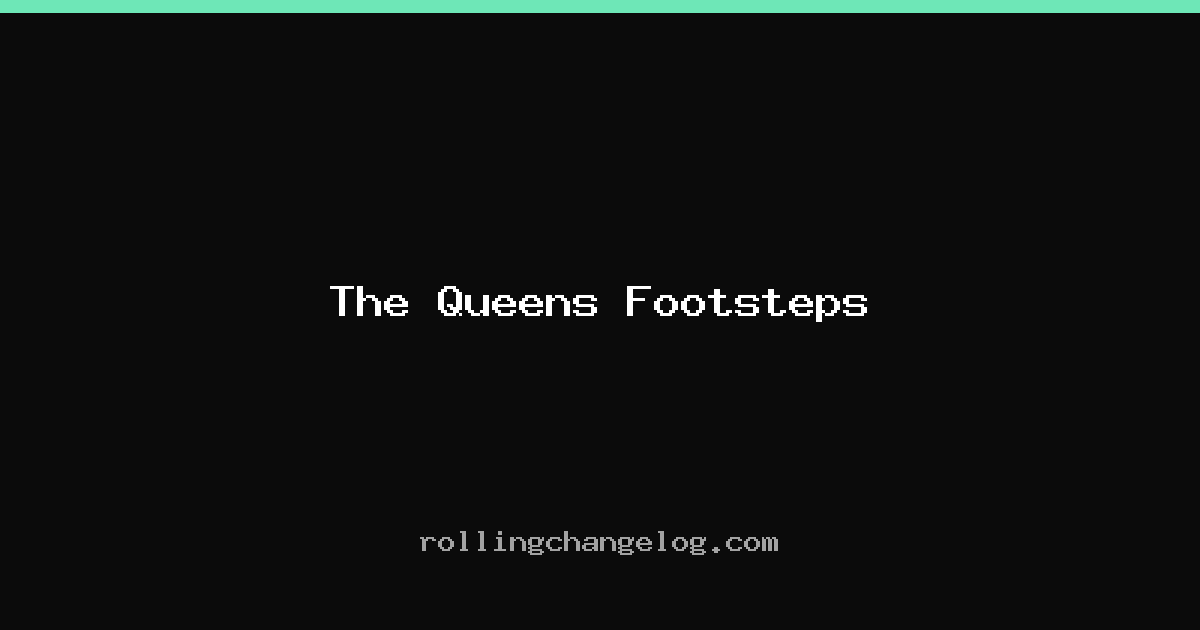 The Queens Footsteps cover