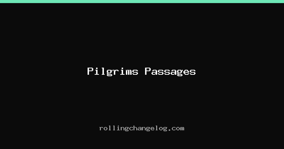 Pilgrims Passages cover