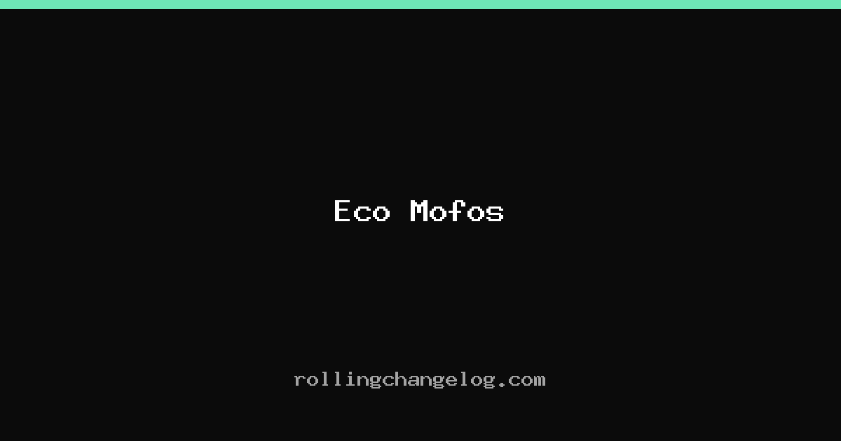 Eco Mofos cover