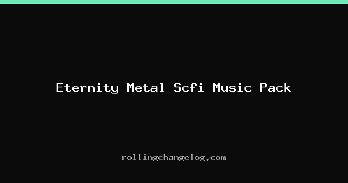 Eternity Metal Scfi Music Pack cover