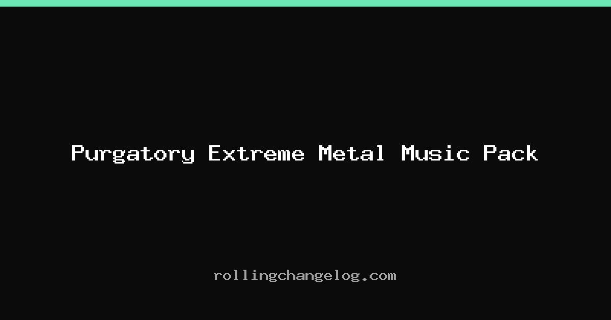 Purgatory Extreme Metal Music Pack cover